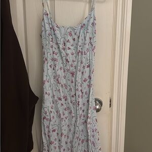 ARITZIA FLORAL SLIP DRESS